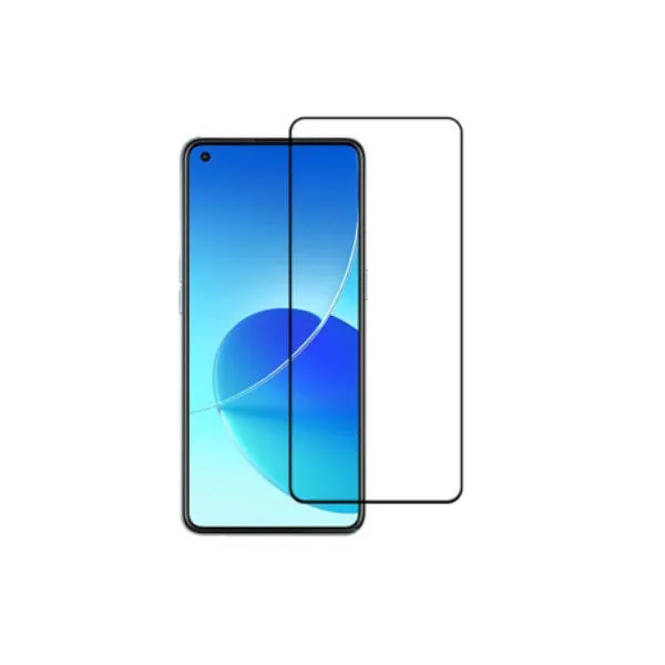 Other / Generic Oppo Reno6 4G Full Glue Tempered Glass Screen Protector