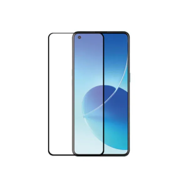 Other / Generic Oppo Reno6 5G Full Glue Tempered Glass Screen Protector