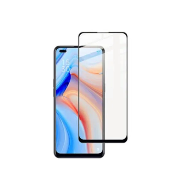 Other / Generic Oppo Reno4 5G Full Glue Tempered Glass Screen Protector