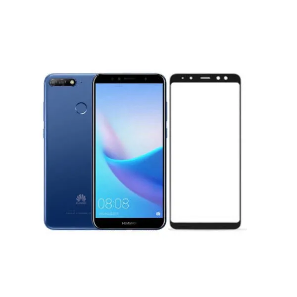 Other / Generic Huawei Enjoy 8e Full Glue Tempered Glass Screen Protector