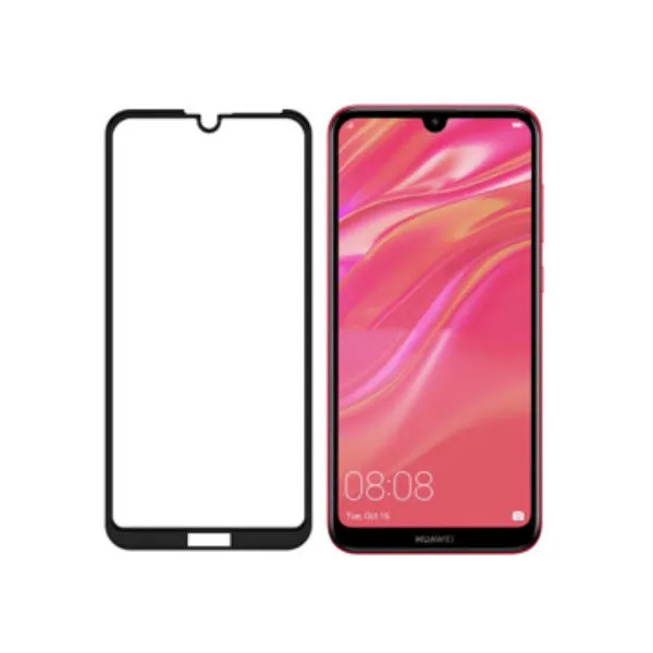 Other / Generic Huawei Y7 2019 Full Glue Tempered Glass Screen Protector