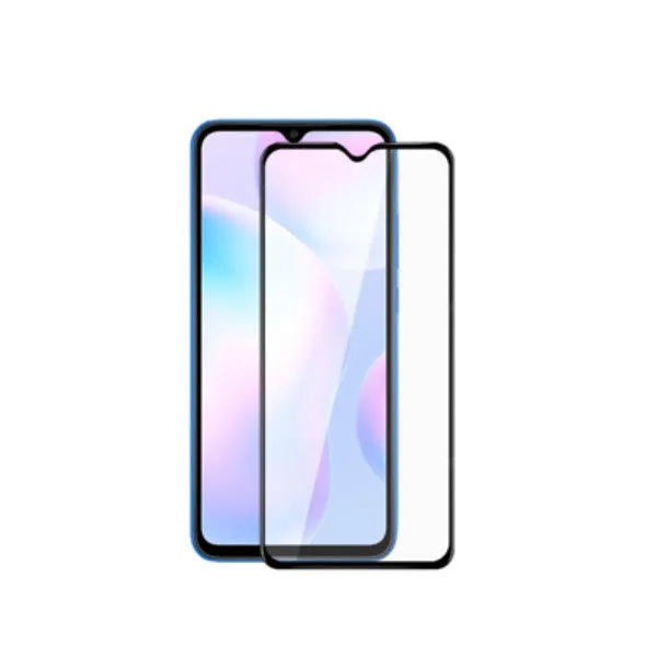 Other / Generic Redmi 9A Full Glue Tempered Glass Screen Protector