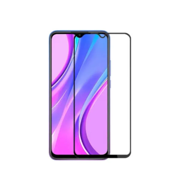 Other / Generic Redmi 9 Prime Full Glue Tempered Glass Screen Protector