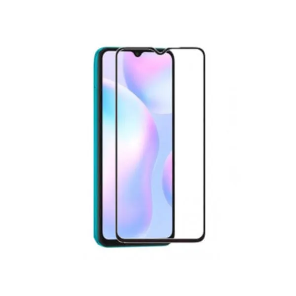 Other / Generic Redmi 9i Full Glue Tempered Glass Screen Protector