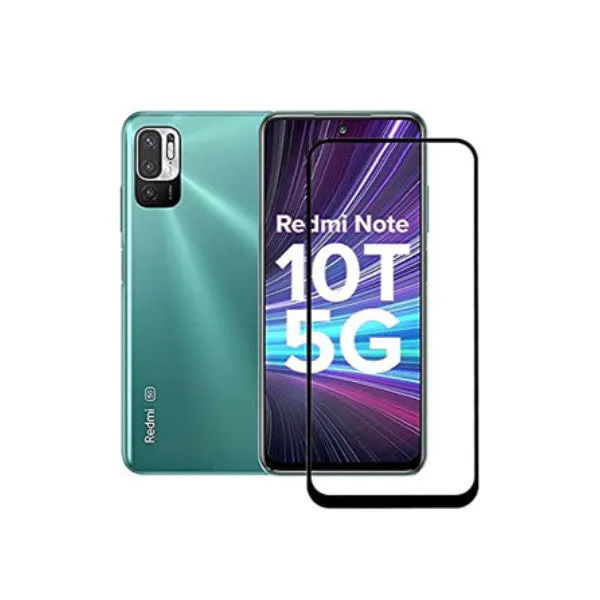 Other / Generic Redmi Note 10T 5G Full Glue Tempered Glass Screen Protector