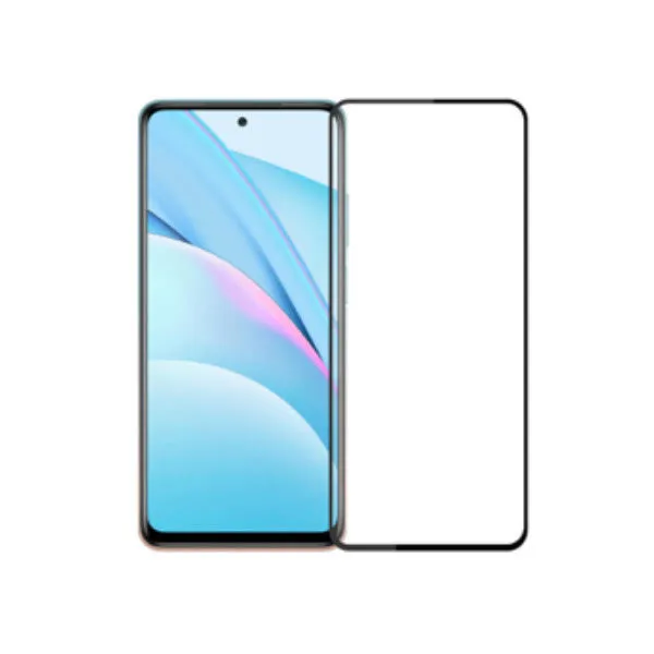Other / Generic Redmi Note 9 4G Full Glue Tempered Glass Screen Protector