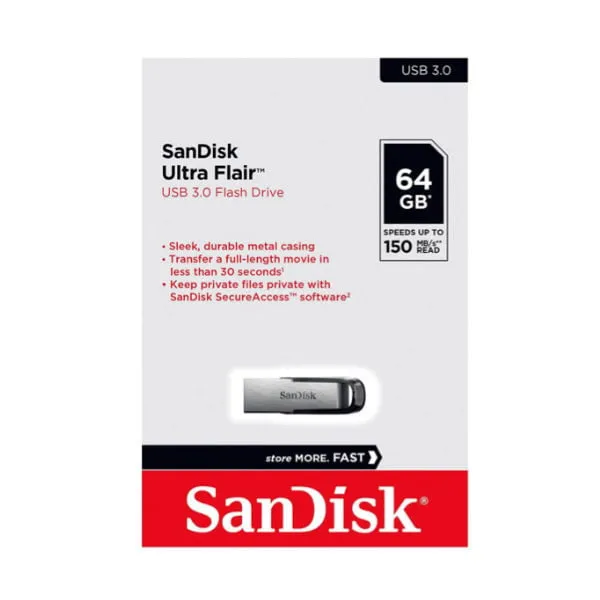 SanDisk Ultra Flair 64GB USB 3.0 Flash Drive — photo 3