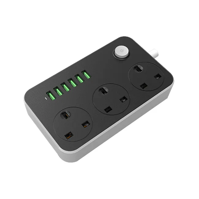 LDNIO SC3604 3 Power Socket + 6 USB Extension Power Cord — photo 3