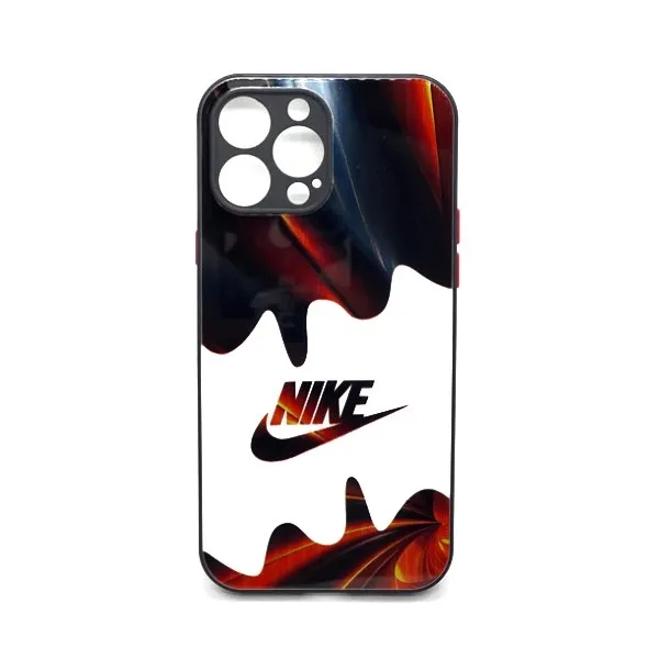 Other / Generic Logo Colorful Glass Back Cover for iPhone — photo 4