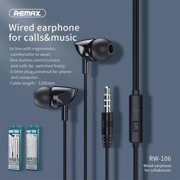 Remax Conch Wired Earphones (RW-106) — photo 2