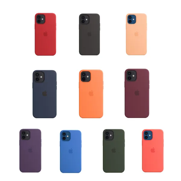 Apple Original Silicone Case For iPhone 12 Series – CN Version (Magsafe Not Supported)