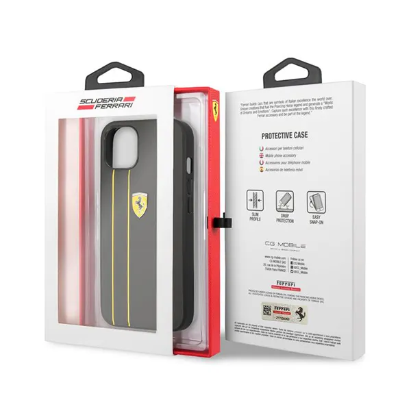 Other / Generic Ferrari Original Leather Back Cover for iPhone 13 Pro Max — photo 3