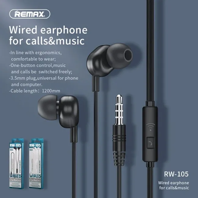 Remax Wired Earphones (RW-105) — photo 4