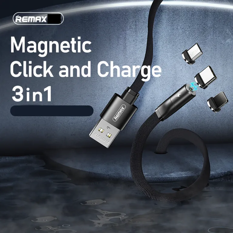 Remax Flag Series 3in1 Magnetic Charging Cable (RC-169TH) — photo 3