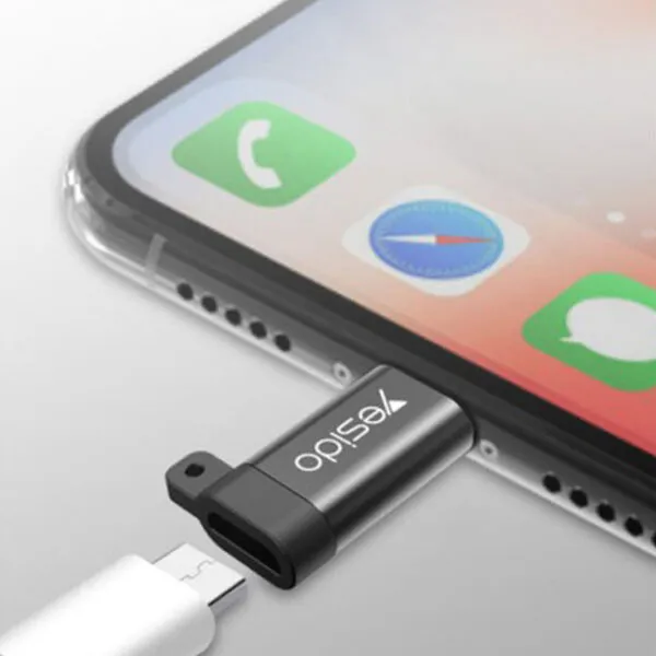 Yesido GS05 Micro USB to Lightning Connector Adapter — photo 3