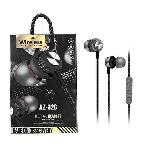Other / Generic AZ-32C Metal Headset Bluetooth with Microphone — photo 2