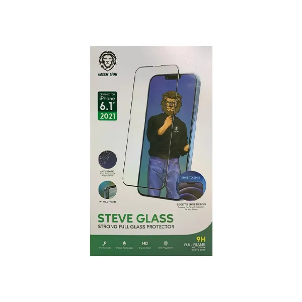 Green Lion Steve Glass Strong Tempered Glass for iPhone 13 Series — photo 2