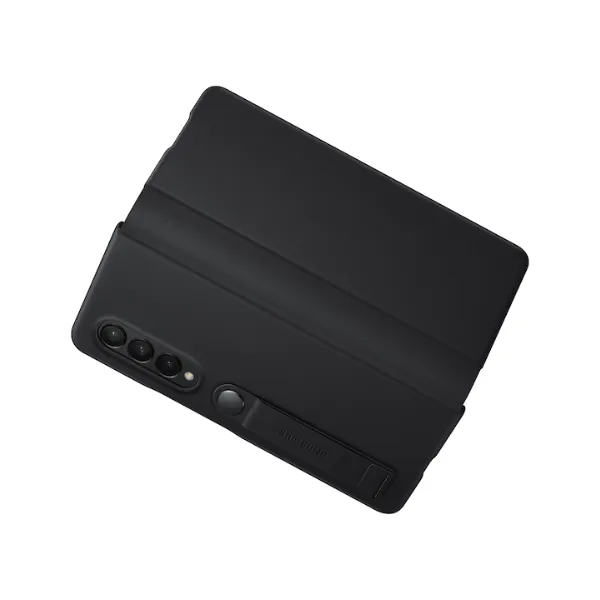 Other / Generic Galaxy Z Fold3 5G Leather Flip Stand Cover Black — photo 4