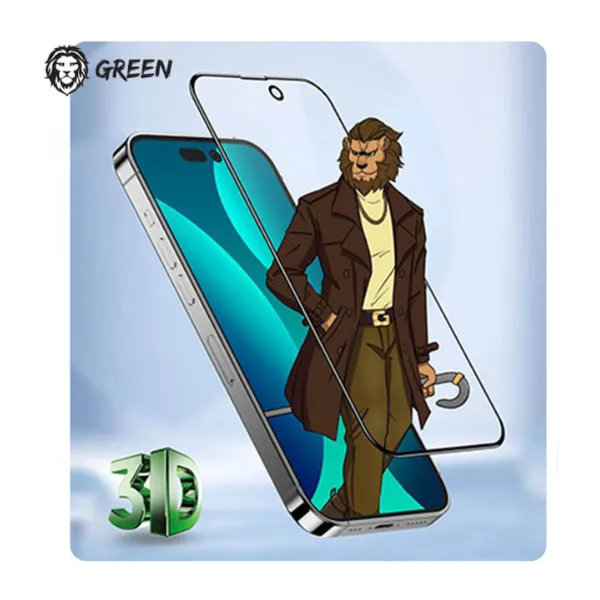 Green Lion 3D Curved Edge Glass Screen Protector iPhone — photo 3