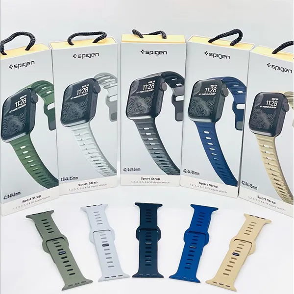 Other / Generic Spigen Silicone Sport Strap for Apple Watch 42mm/44mm/45mm — photo 2