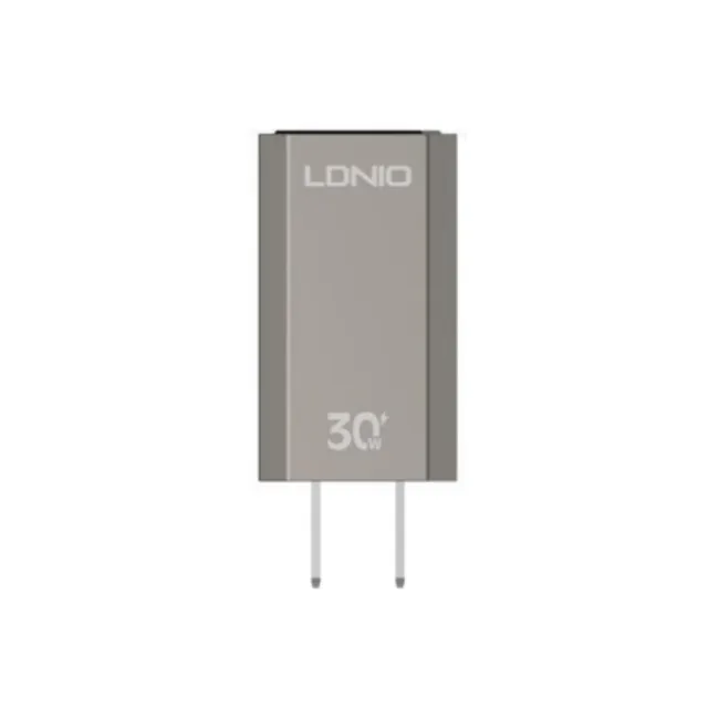 LDNIO A2527C 30W PD + QC3.0 Wall Charger – US Plug with Cable Type-C to Lightning & Type-C to Type-C — photo 2