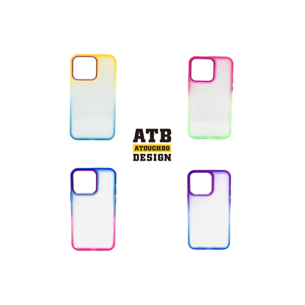 ATB DESIGN ATB Charm Eye Gradient Colorful All Inclusive Phone Case For Iphone 14 Series
