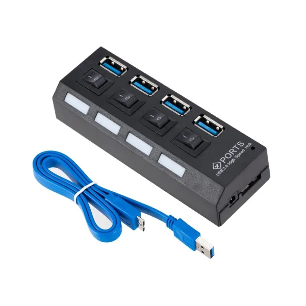 Other / Generic HI-SPEED USB 3.0 4 Port Hub Support 1TB