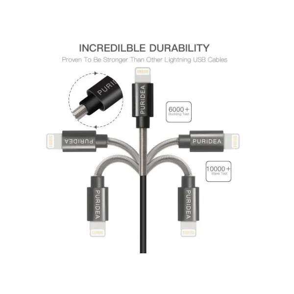Other / Generic Puridea Lightning to USB Data Cable (20cm) — photo 2