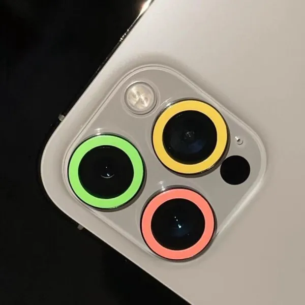 Other / Generic Radium Camera Ring Tempered for iPhone 11/12/13 Series (2 Lens) — photo 2