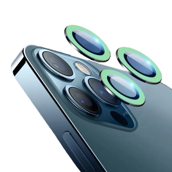 Other / Generic Radium Camera Ring Tempered for iPhone 11/12/13 Series (2 Lens)