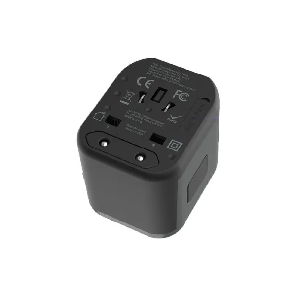 Devia Global Multiple Function Travel Charger Black JY-303B — photo 3