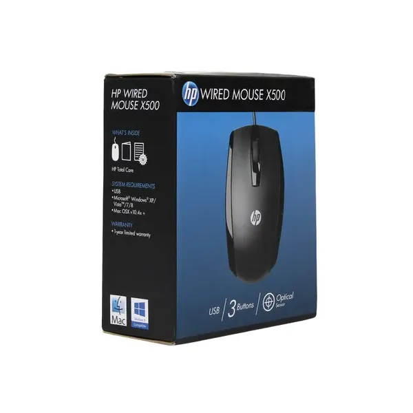 Other / Generic Hp X500 Wired Mouse – A Grade — photo 3