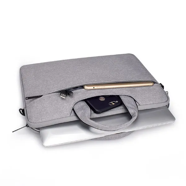 Devia Justyle Hand Bag for MacBook 14.2-inch & 13.3-inch F0919 RT & F0818 RT Silver Gray , Black — photo 5