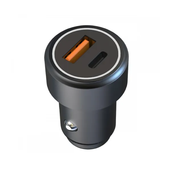 XO CC42 38W PD+QC3.0 Aluminum Dual car charger — photo 2