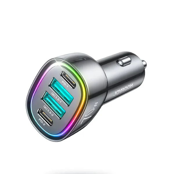 Joyroom JR-CL29 70W 4-Port Car Charger 2PD+2USB Car Charger