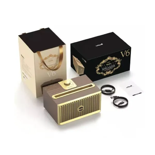 ONEDER V6 High Definition Stereo Sound Wireless & Portable Bluetooth Speaker With Mic — photo 2