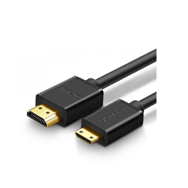 Ugreen Mini HDMI TO HDMI Cable Full Copper 19+1 2.0V 1.5M- (11167)