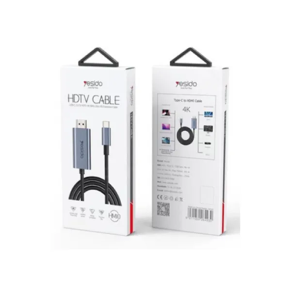 Yesido HM10 Type-C to HDMI 4K HDTV Cable (2M) — photo 3