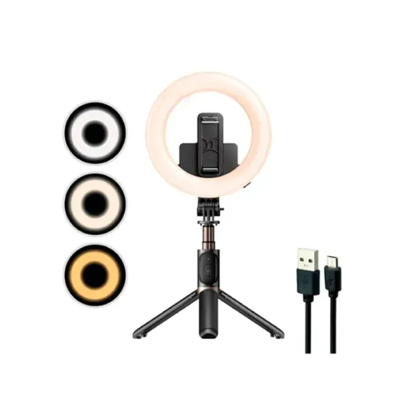 Yesido SF12 Selfie Stick with Ring Light — photo 2