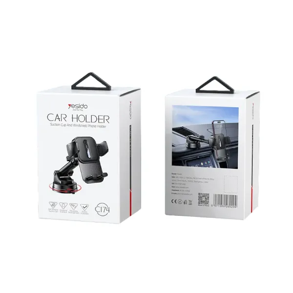 Yesido C174 Suction Cup Telescopic Car Phone Holder — photo 5