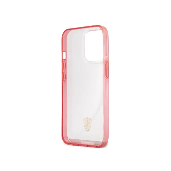 Other / Generic Ferrari Italia Stripe Transparent Hard Case with Print Logo for iPhone 13 Pro — photo 2