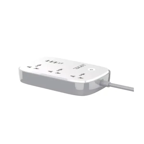 LDNIO SCW3451 3 AC Outlets Wi-Fi Smart Power Strip — photo 3