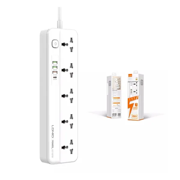LDNIO SC5415 5 AC Outlets Universal Power Strip — photo 3