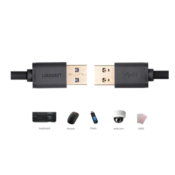 Ugreen 10370 USB 3.0 Type A Male to Male Cable 1m — photo 3