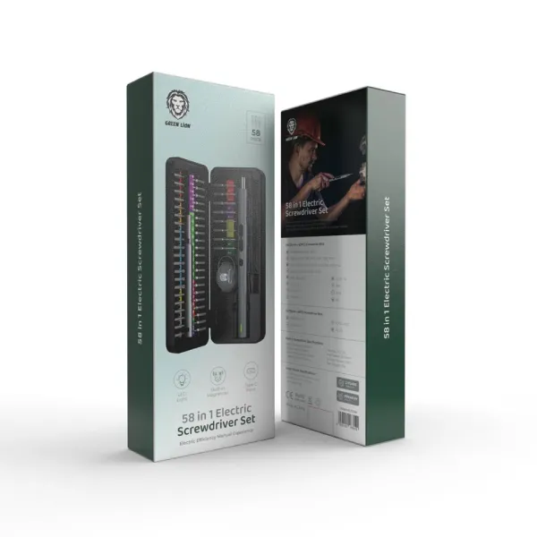 Other / Generic Green Lion 58 IN 1 Electric Screwdriver Set — photo 4