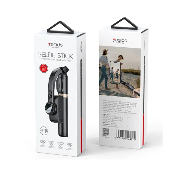 Yesido SF14 Handheld Foldable Shooting Holder Tripod Selfie Stick — photo 3