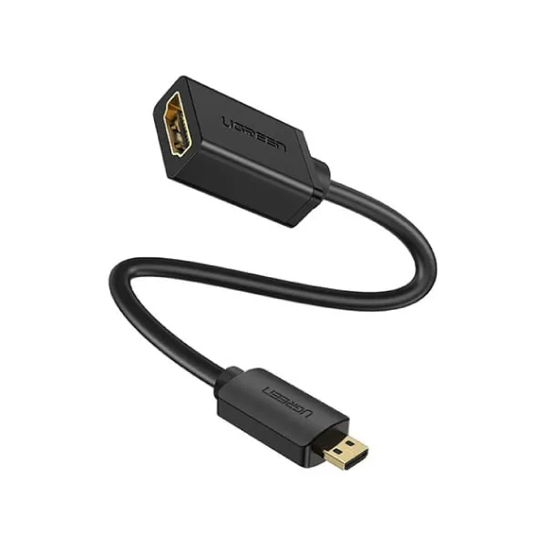 Ugreen 20134 Micro HDMI Male to HDMI Female Cable – 22CM