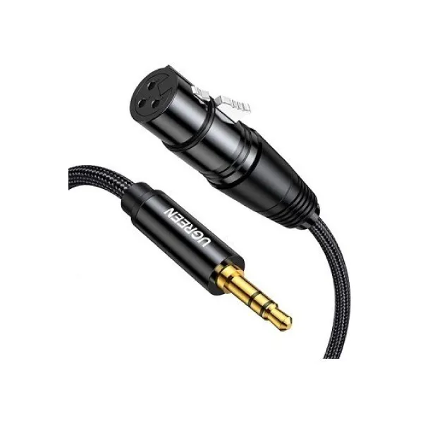 Ugreen 20244 2M 3.5mm Three-Pole Male To XLR Female Audio Cable