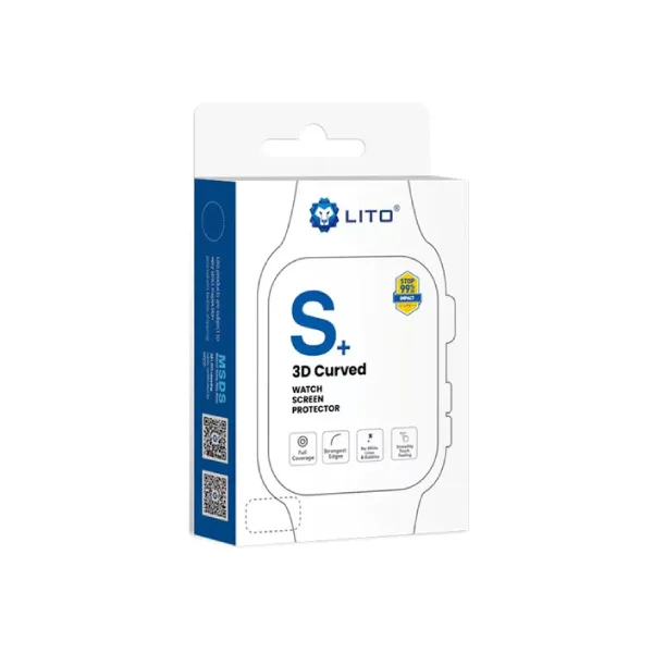 LITO S+ 3D Curved Watch Screen Protector