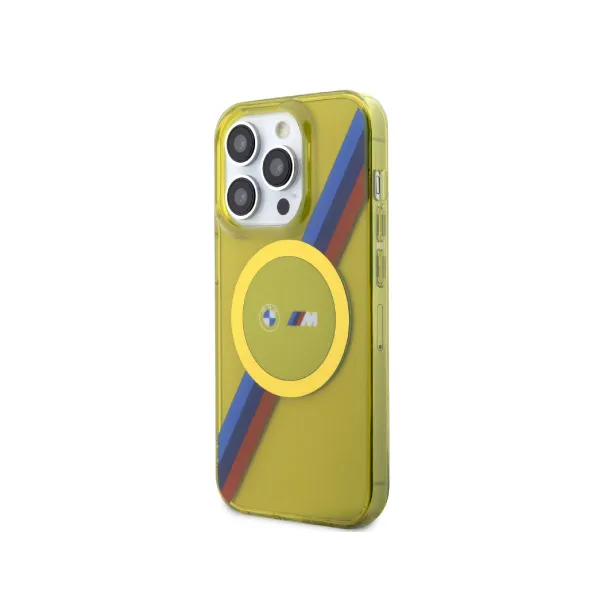 BMW Magsafe Case with M Tricolor Stripes Design for iPhone 15 Pro — photo 2